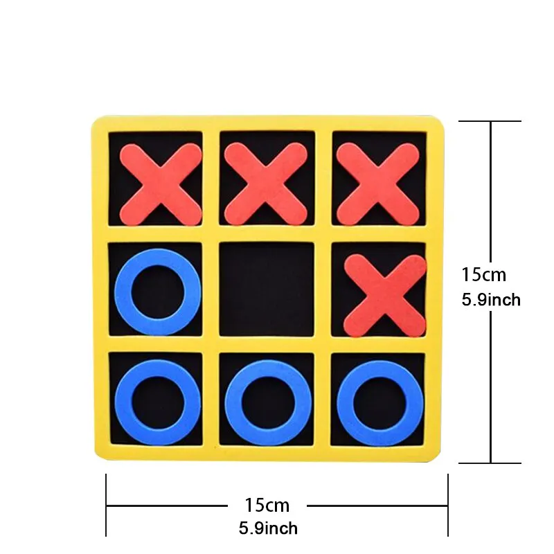 Tic Tac Toe Toy Klasyczna przenośna i ponadczasowa gra strategiczna dla wszystkich grup wiekowych