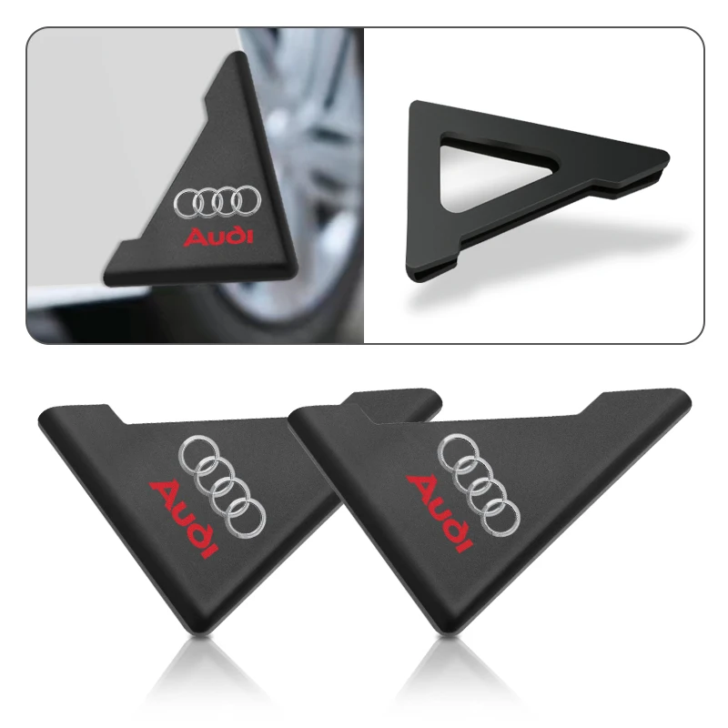 Pegatina de protección de esquina de puerta de coche, Protector anticolisión para todos los Audi RS A3 A4 Q1 Q2 Q3 B6 A5 A6 C7 Q5 B9 B7 C6 V8 A6L R