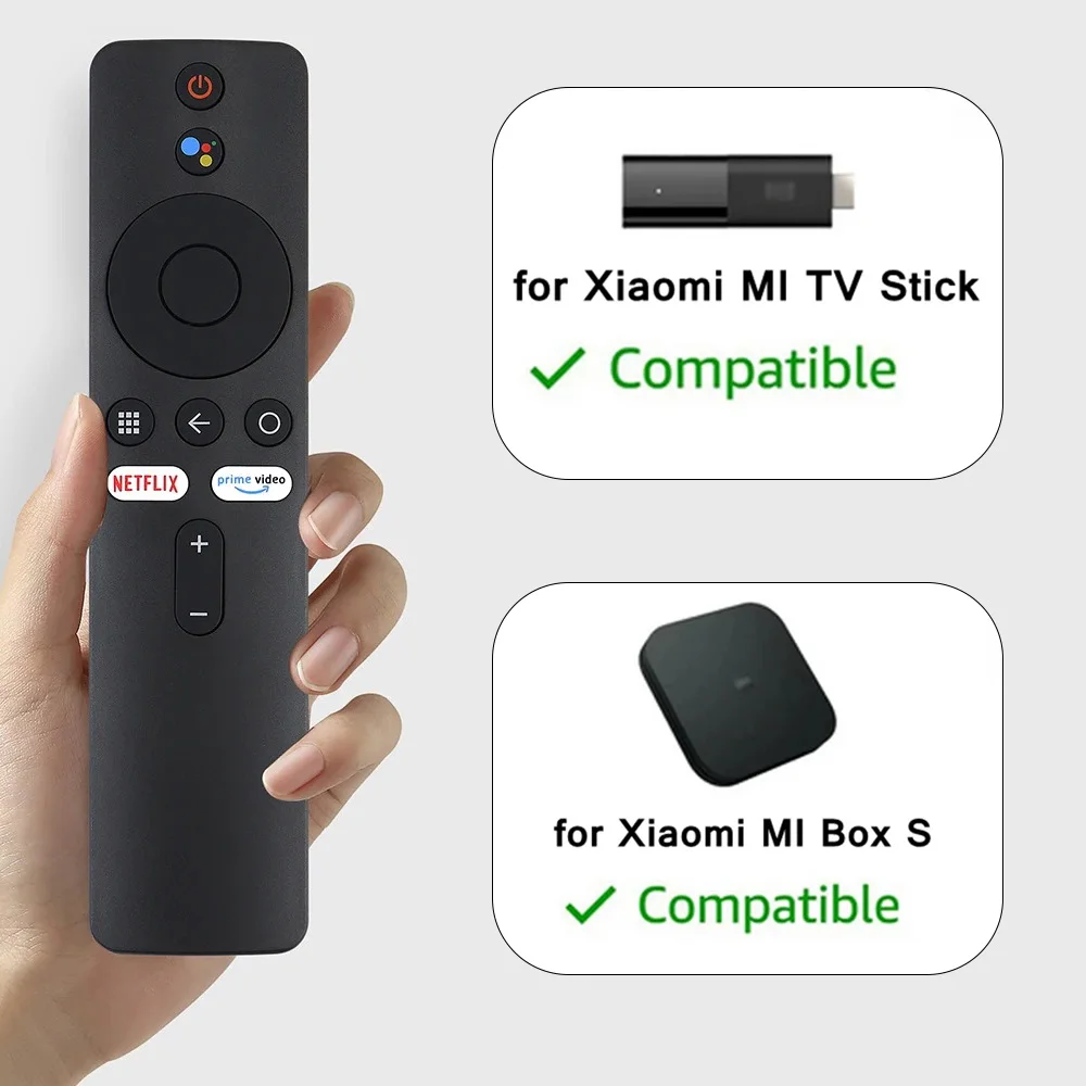 MRSVI XMRM-006 Bluetooth Voice Remote Control For Xiaomi MI Box S MI TV Stick 4K Smart TV 4X Android With Google Assistant