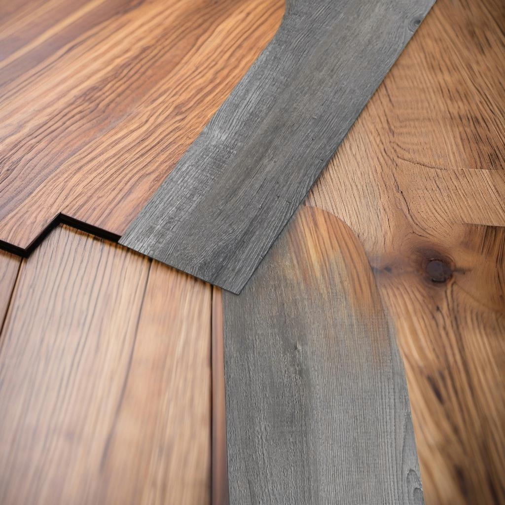 Self-Adhesive PVC Flooring Planks, 5.02m², 2mm Thick, Durable Wood Look for Industrial Use