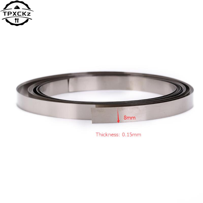 2M 8mm x 0.1/0.12/0,15 Nickel Überzogene Streifen Band Für Li 18650 Batterie Spot Schweißen kompatibel Für Spot Schweißer Maschine
