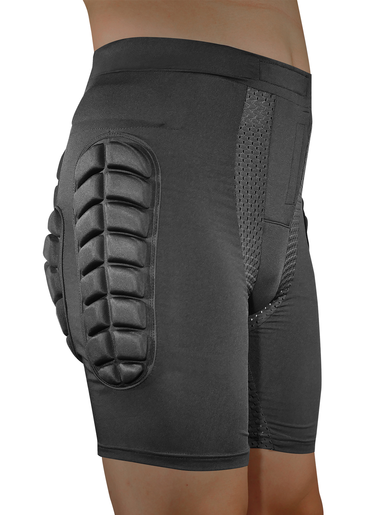 AVIVOR Pads Shorts Pantalones cortos de protección 3D para snowboard y esquí Almohadilla de protección de cadera deportiva unisex