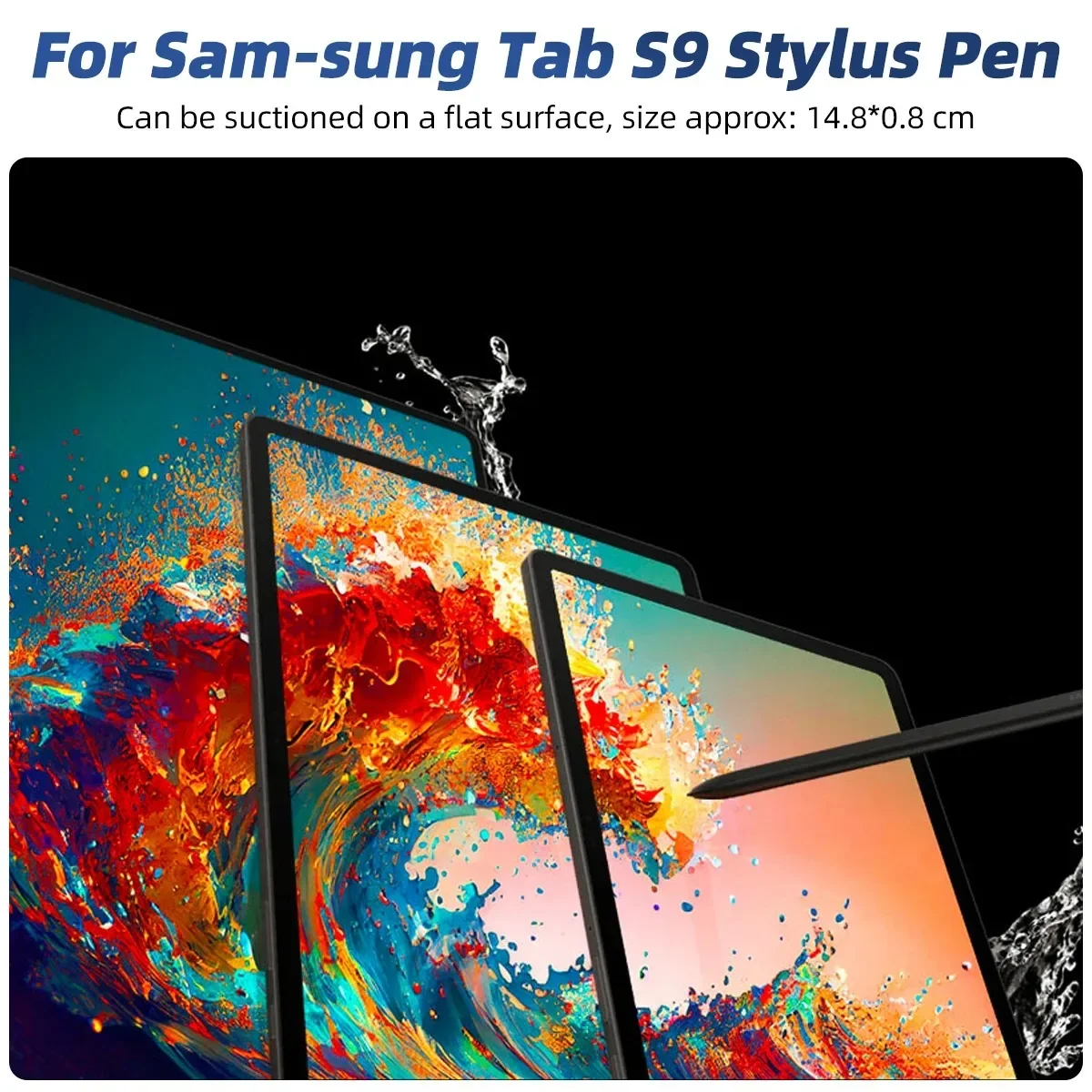 ปากกาแท็บเล็ต Stylus Touch ดินสอ S ปากกาสําหรับ Samsung Galaxy แท็บเล็ต Tab S8 S9 S9FE S7 FE S6 Lite S7 + S8 + Touch ปากกาไม่มีบลูทูธ
