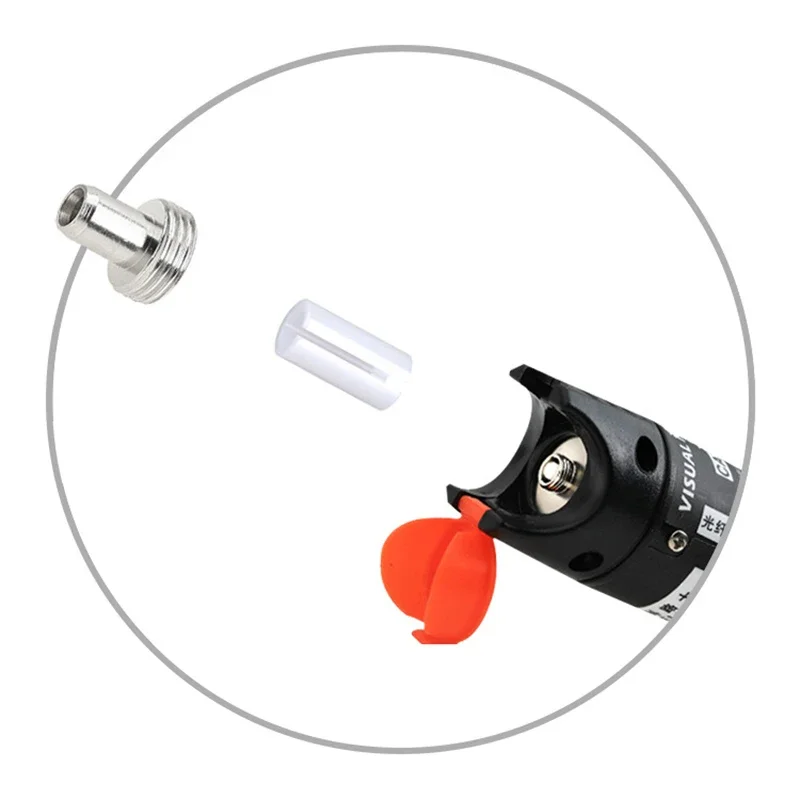 SAIVXIAN 3 ชุดคุณภาพสูง Fiber Optic Visual Fault Locator หลอดเซรามิคและหัวโลหะเปลี่ยนชิ้นส่วนอุปกรณ์เสริม