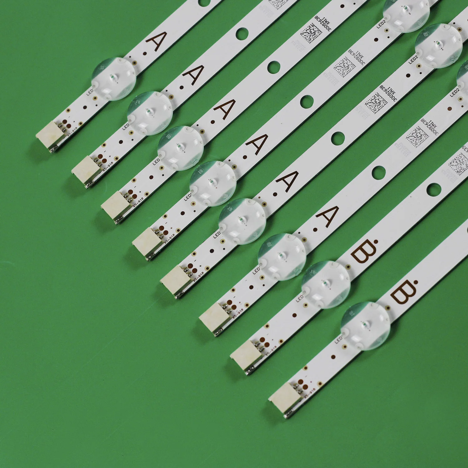 LED Backlight Strip For JVC LT-49C890 LC490DUY SH A1 VES490QNYS-2D-N01 SVV490A69_A SVV490A69_B_REV02_170428 30092638 30092639