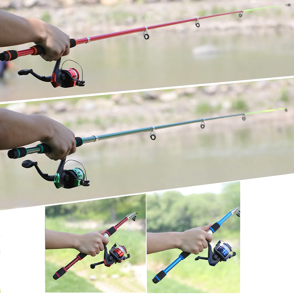 Telescopic Rock Fishing Rod 3.0M Spinning Fly Carp Feeder Carbon Fiber Mini Travel Ultra Light Fly Fishing Rod Pesca