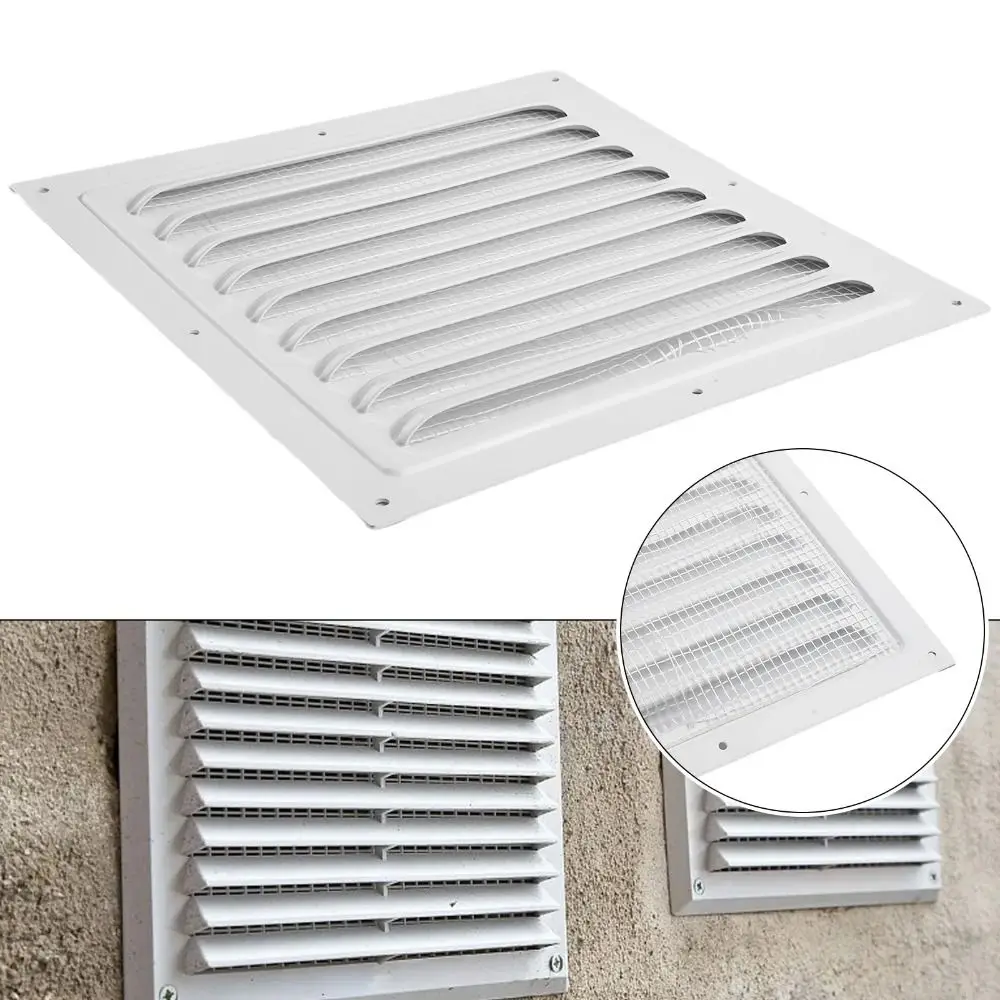 Entlüftungsgitter aus Aluminiumlegierung, Heizung, Kühlung, Lüftungsschlitze, Platte, Auspuff, Auslass, Fenster, quadratische Entlüftung, Luftsystem, Netzabdeckung, Bildschirm