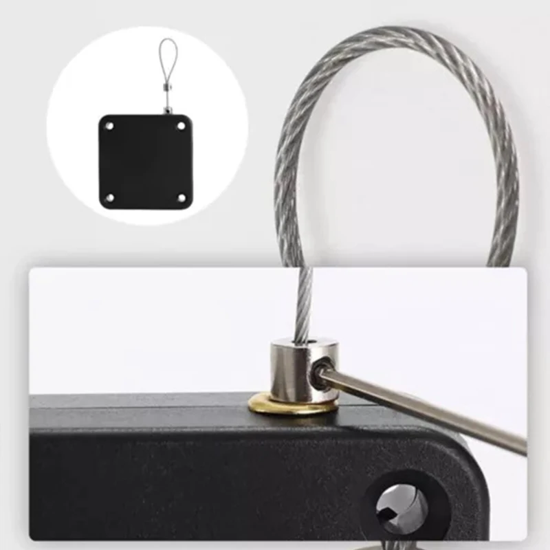 Punch Free Door Closer Telescopic Door Device Automatic Sensor Door Closer Adjustable Surface Door Stop Bracket for Door Close