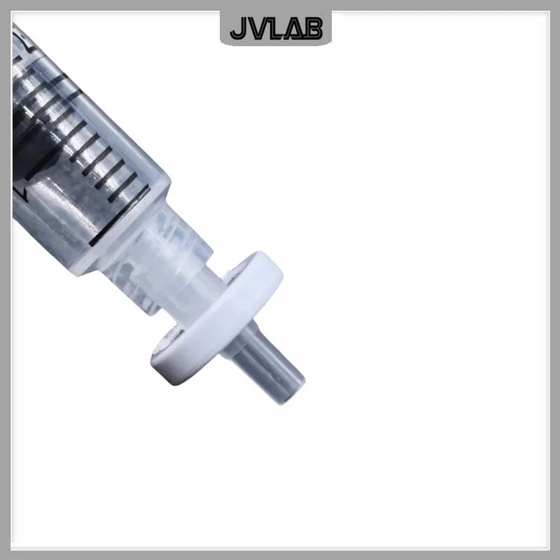 소수성 PTFE 주사기 필터 Ruhr 잠금 직경 13mm 0.22 0.45 0.8 1 1.2 3 5 10 마이크론 바늘 여과 바늘 필터 10/PK