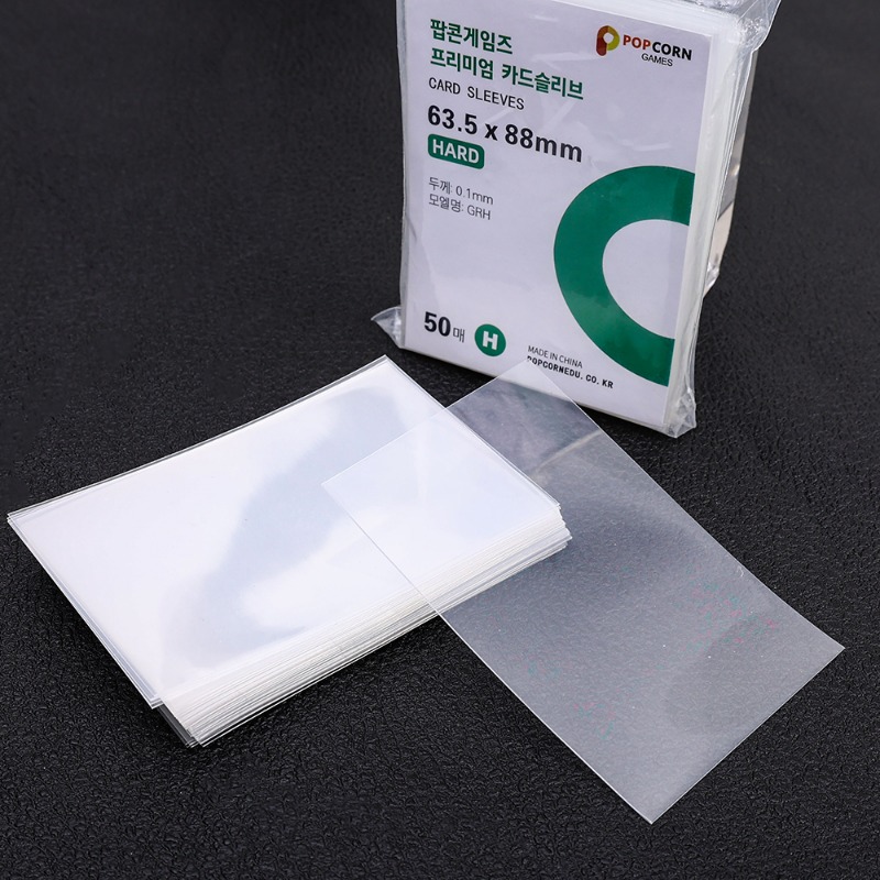 1-500 個 Kpop フォトカードホルダークリアアイドルカード保護スリーブゲームポーカーカード防水プロテクターボードゲームカードスリーブ