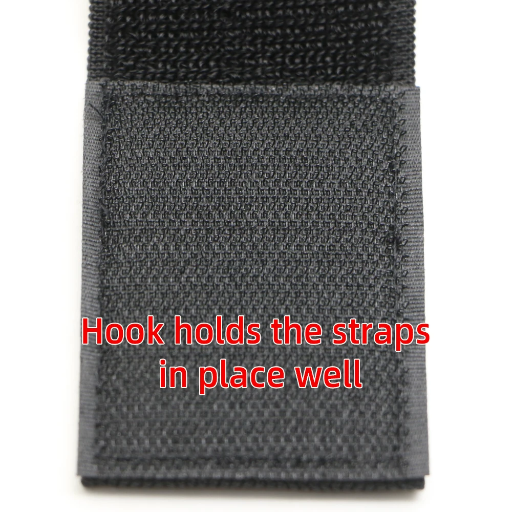 Baiann Elastic Band Hook Loop Customizable Elastic Reverse Buckle Nylon Cable Ties Straps Sticky Fastener Tape Athletic Tape