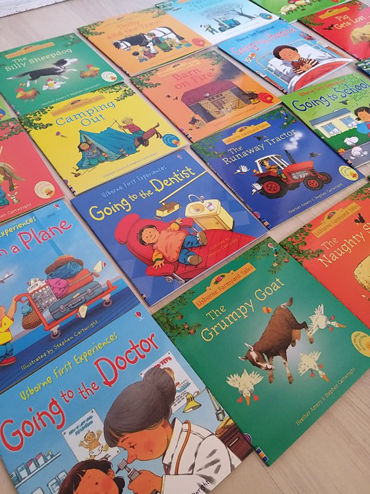 20 หนังสือ/ชุด 15X15 ซม.เด็ก Usborne หนังสือภาพเด็กทารกที่มีชื่อเสียง Story ภาษาอังกฤษหนังสือเด็ก Educativo Infantil