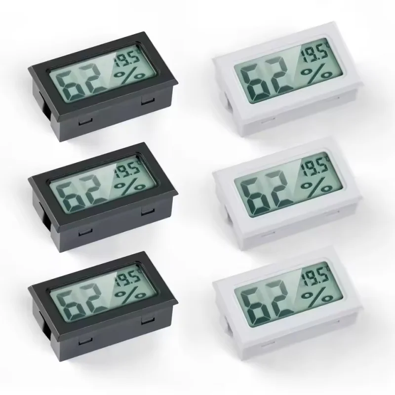 Termómetro higrómetro Digital LCD para interiores, Mini medidor electrónico de temperatura y humedad, Sensor, estación meteorológica, 6/4/2 Uds.