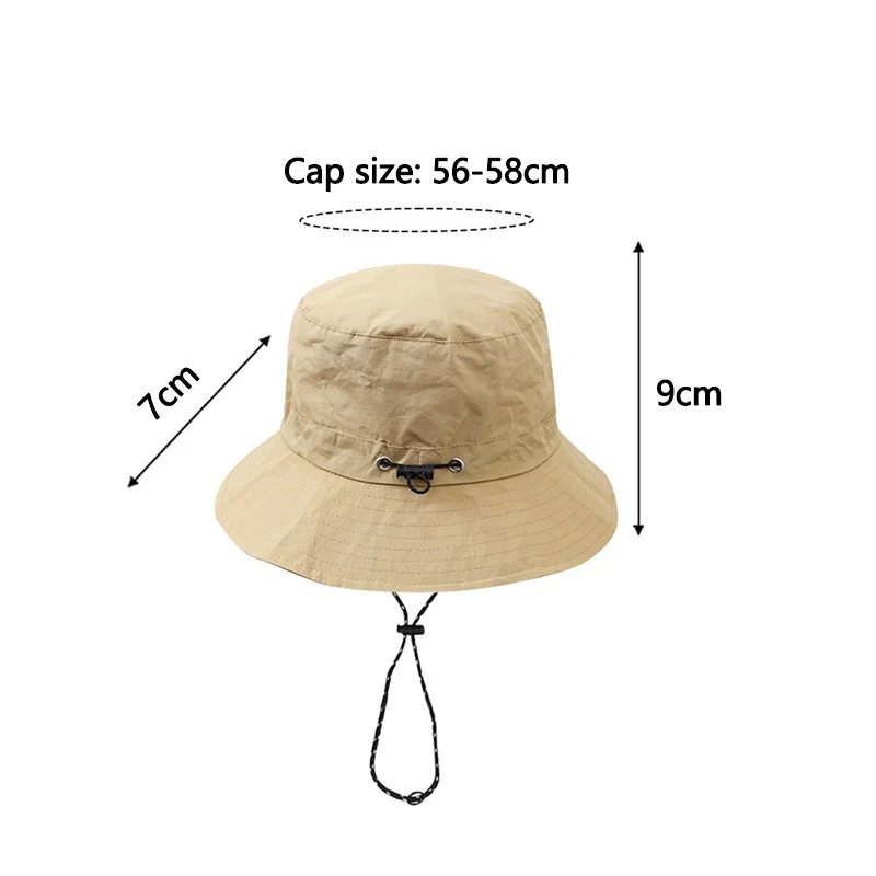 Sneldrogend Visserspetten Dames Heren Outdoor Zon Anti-UV-bescherming Panamahoeden Waterdicht Camping Opvouwbare Bob Emmer Zonnehoeden