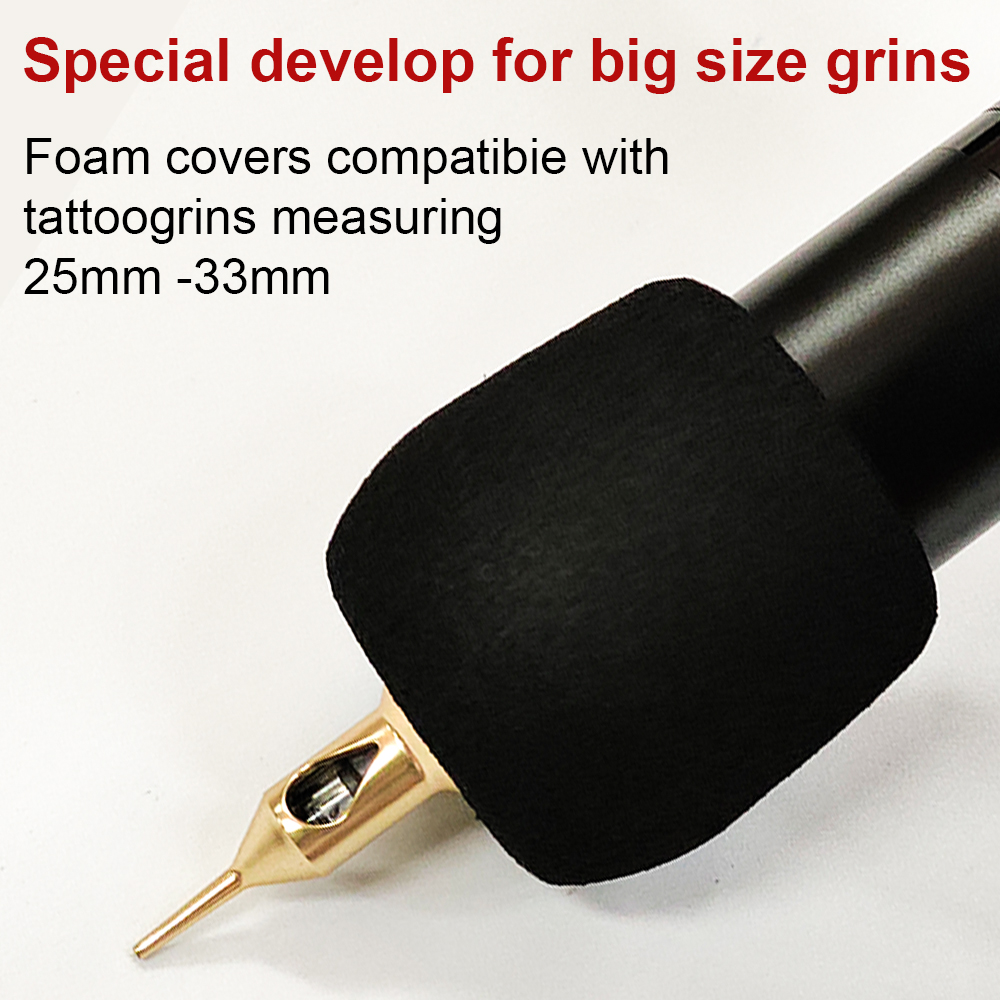 1Pc  Anti Slip Memory Foam Tattoo Grip Cover Tattoo Machine Pen Cover Tool Suitable For 25-33mm Diameter Sponge Tattoo Accessory