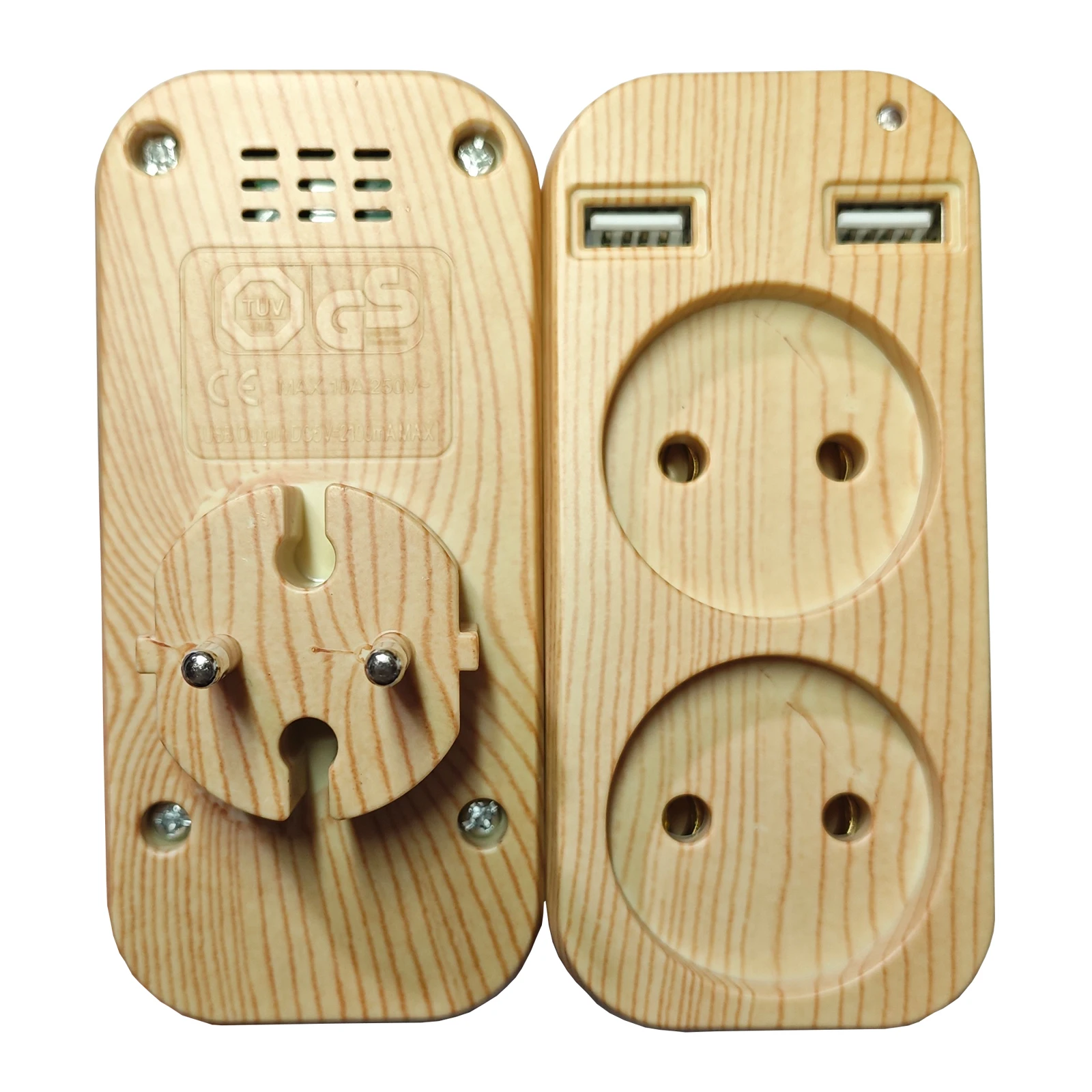 EU ปลั๊กแปลงปลั๊กมัลติฟังก์ชั่น SOCKET Extender พร้อม 2 USB Charger Multi Outlet Adapter สําหรับ Home/Office Universal SOCKET
