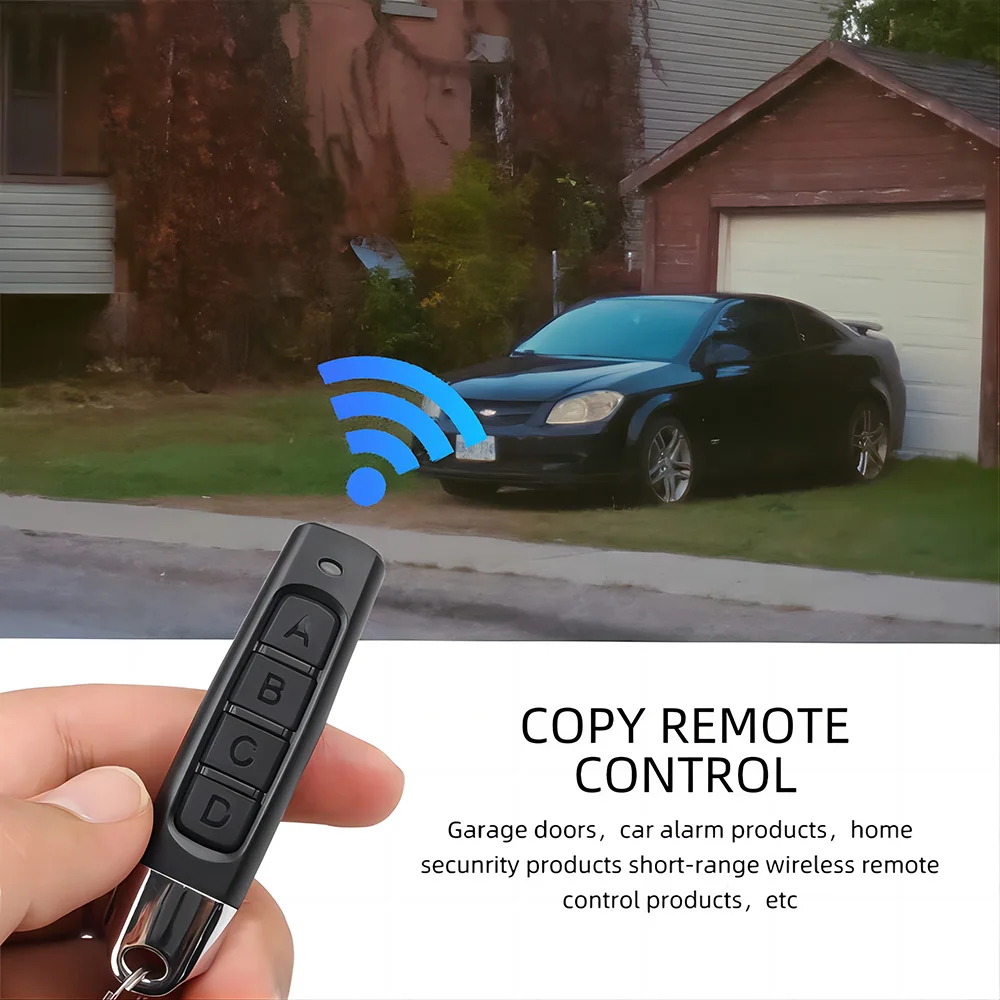 Clonación de 433MHz, Control remoto RF, copia de clon, Control remoto, abridor de puerta de garaje, duplicador de llaves remoto para seguridad del hogar