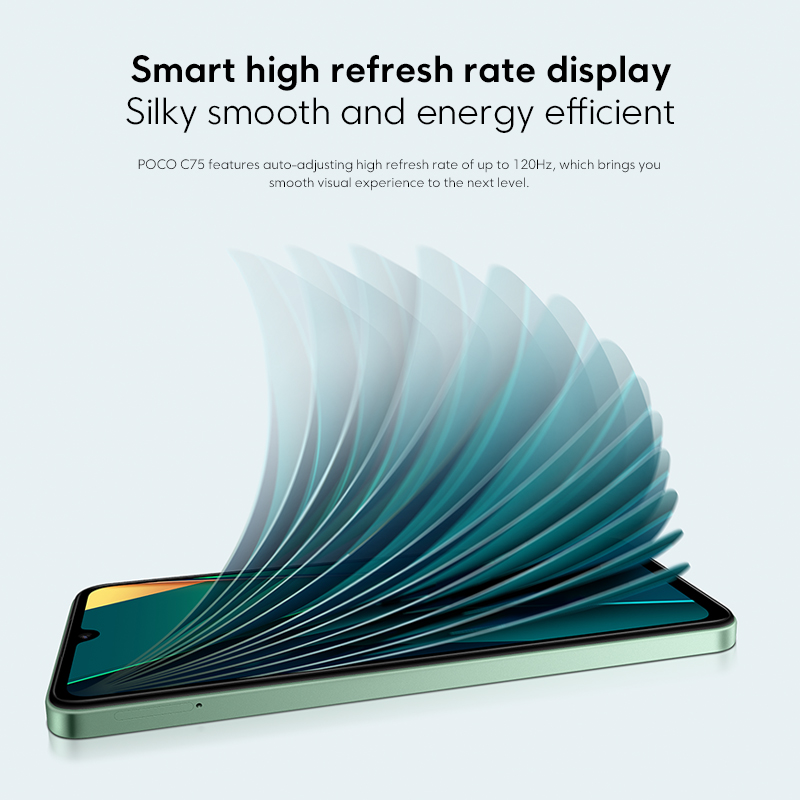 ใหม่ล่าสุด POCO C75 Global Version สมาร์ทโฟน NFC 6.88 "Dot Drop Helio G81-Ultra 50MP กล้องขนาดใหญ่ 5160mAh แบตเตอรี่