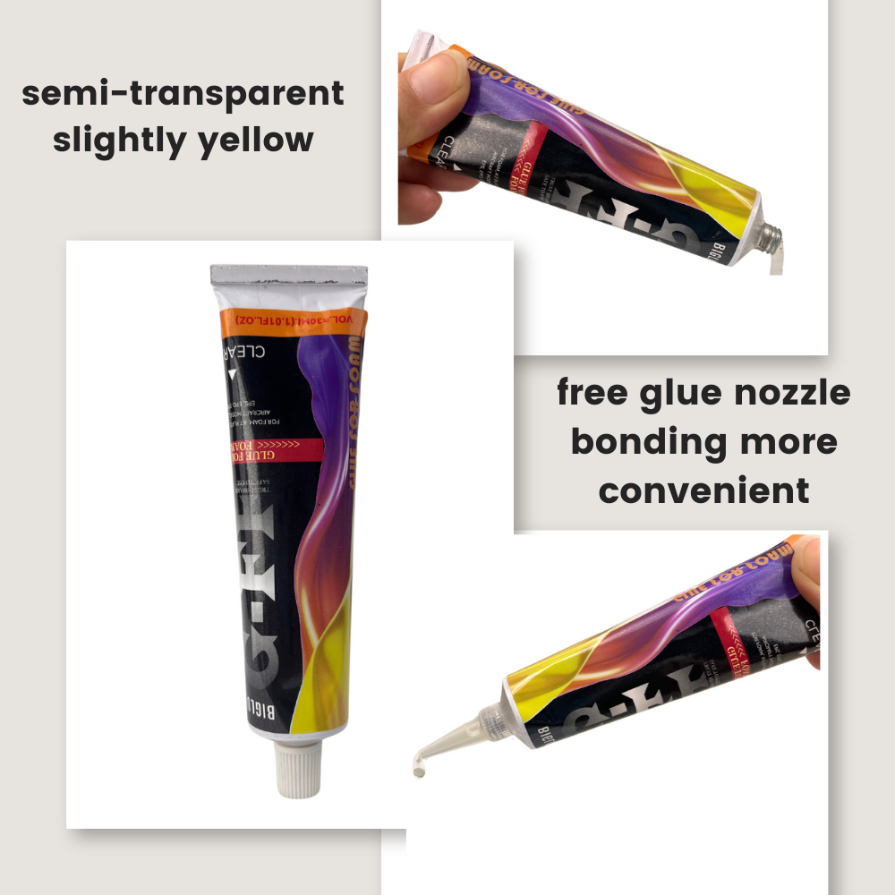 BIGLU Foam Glue High-Strength Waterproof Bonding Sponge Aircraft Model Wood Metal EPS EPO EPP Adhesive