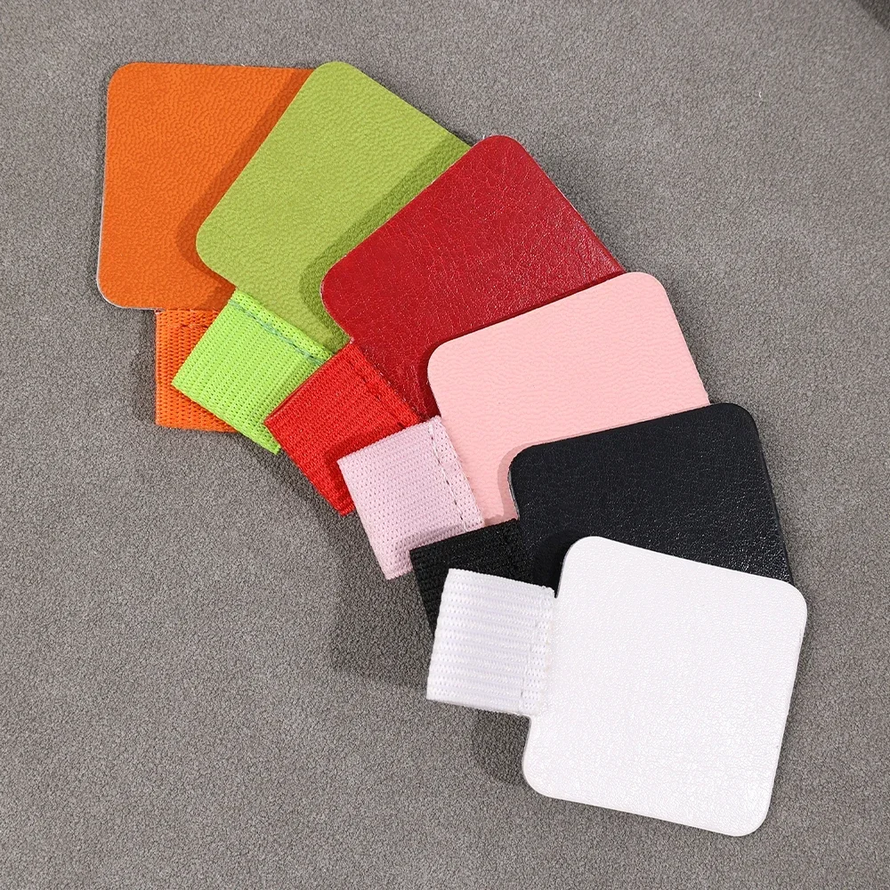 6/1PCS Self-adhesive Pen Clips for Apple iPad Tablet Notebooks Leather Pencil Clip Anti Lost Elastic Loop Pen Holder Clamp