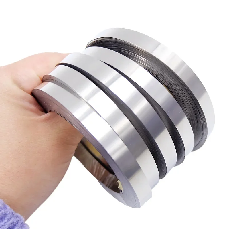 ニッケルメッキストリップ 18650 リチウムイオンバッテリーニッケルシートプレートコネクタ 0.1 ミリメートル 0.2 ミリメートルスチールベルトスポット溶接機バッテリー溶接機