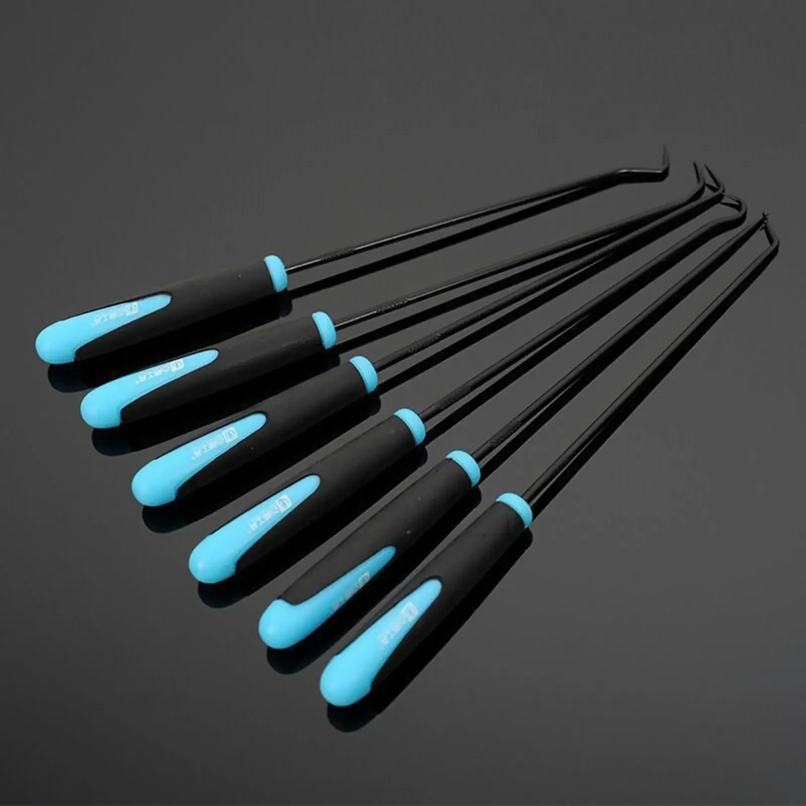 Conjunto de gancho de vedação de óleo, 6 peças, 240mm, resistente, portátil, anel o/removedor de junta, para veículos industriais/caminhão, manutenção de oficina
