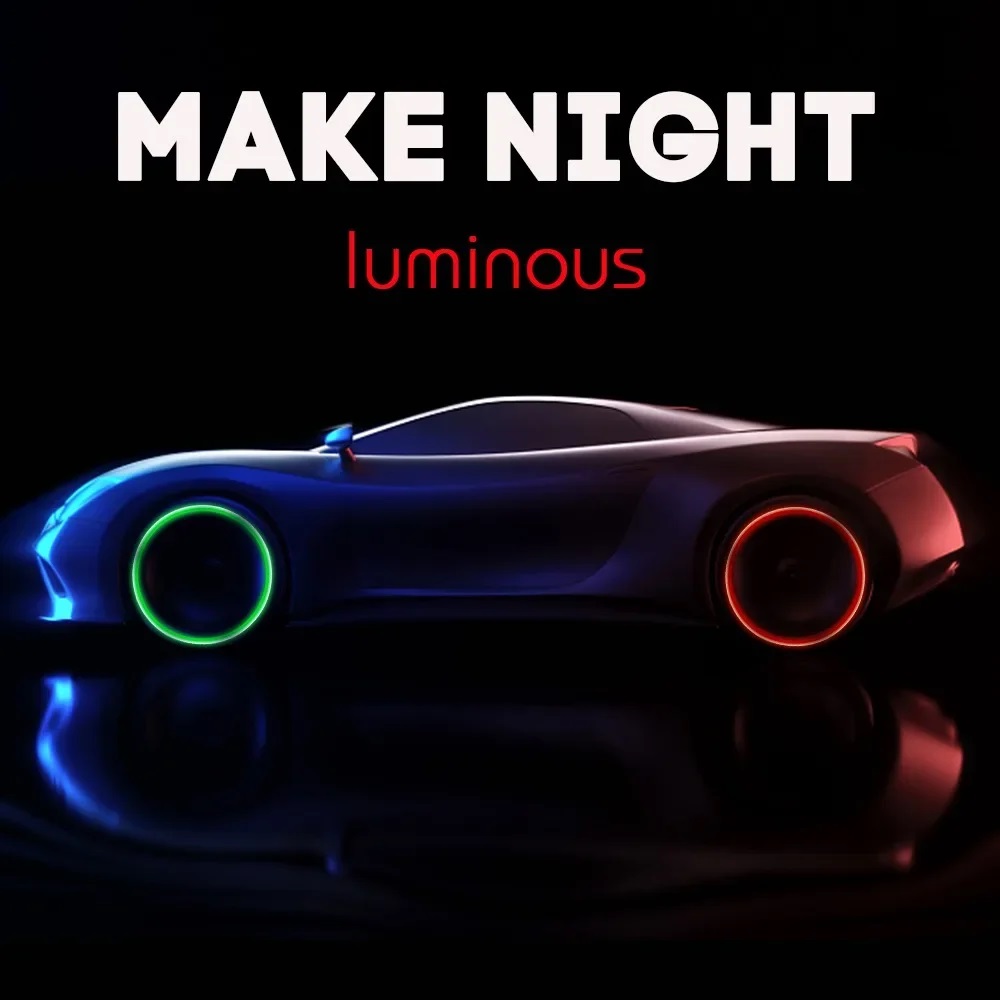 20 pçs tampas de válvula de pneu luminosa motocicleta bocal da roda da bicicleta à prova de poeira haste da válvula do pneu fluorescente noite brilhante decoração do carro