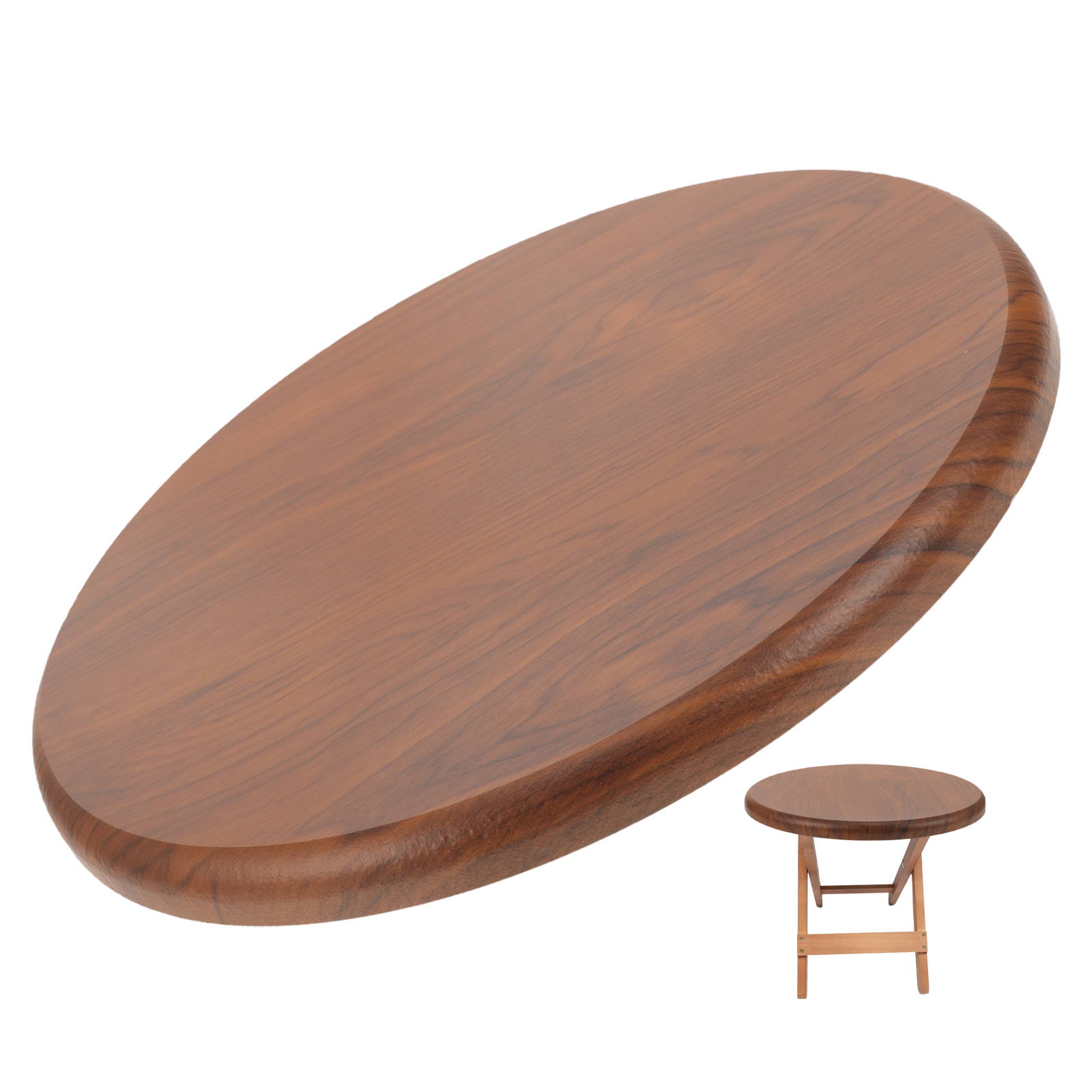 Solid Wood Stool Seat Replacement Round 29cm Brown Diameter Easy Clean Wooden Seating Part for Home Bar Chair
