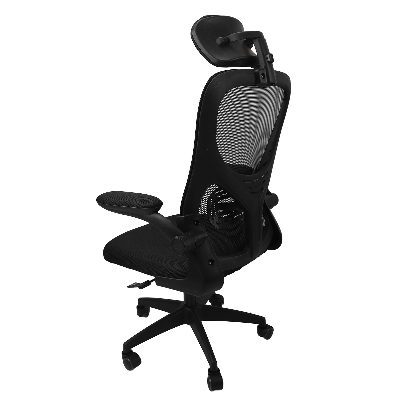 Office Chair Comfortable Breathable Mesh High Back Desk Chair with Lumbar Support 3D Headrest 90 Degree Rotating Armrests Wheels