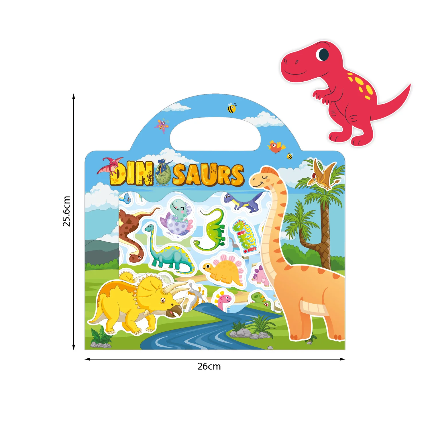 Nuevos niños, pegatinas bonitas de escena reutilizables, rompecabezas DIY, pegatinas, juegos, libros, dibujos animados, animales, juguetes cognitivos de aprendizaje para niños, regalo