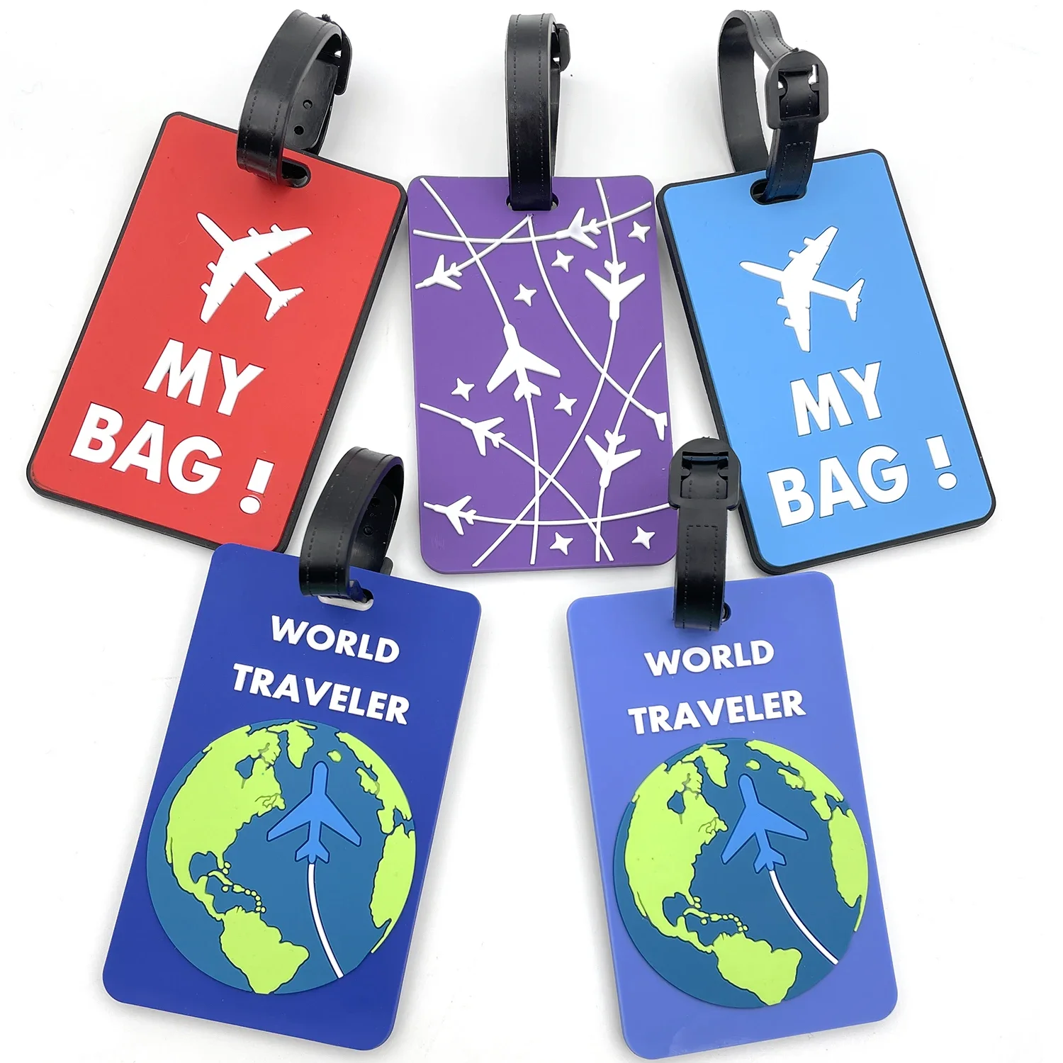 1 pz accessori da viaggio etichetta per bagagli valigia creativa supporto da viaggio portatile in silicone stile moda