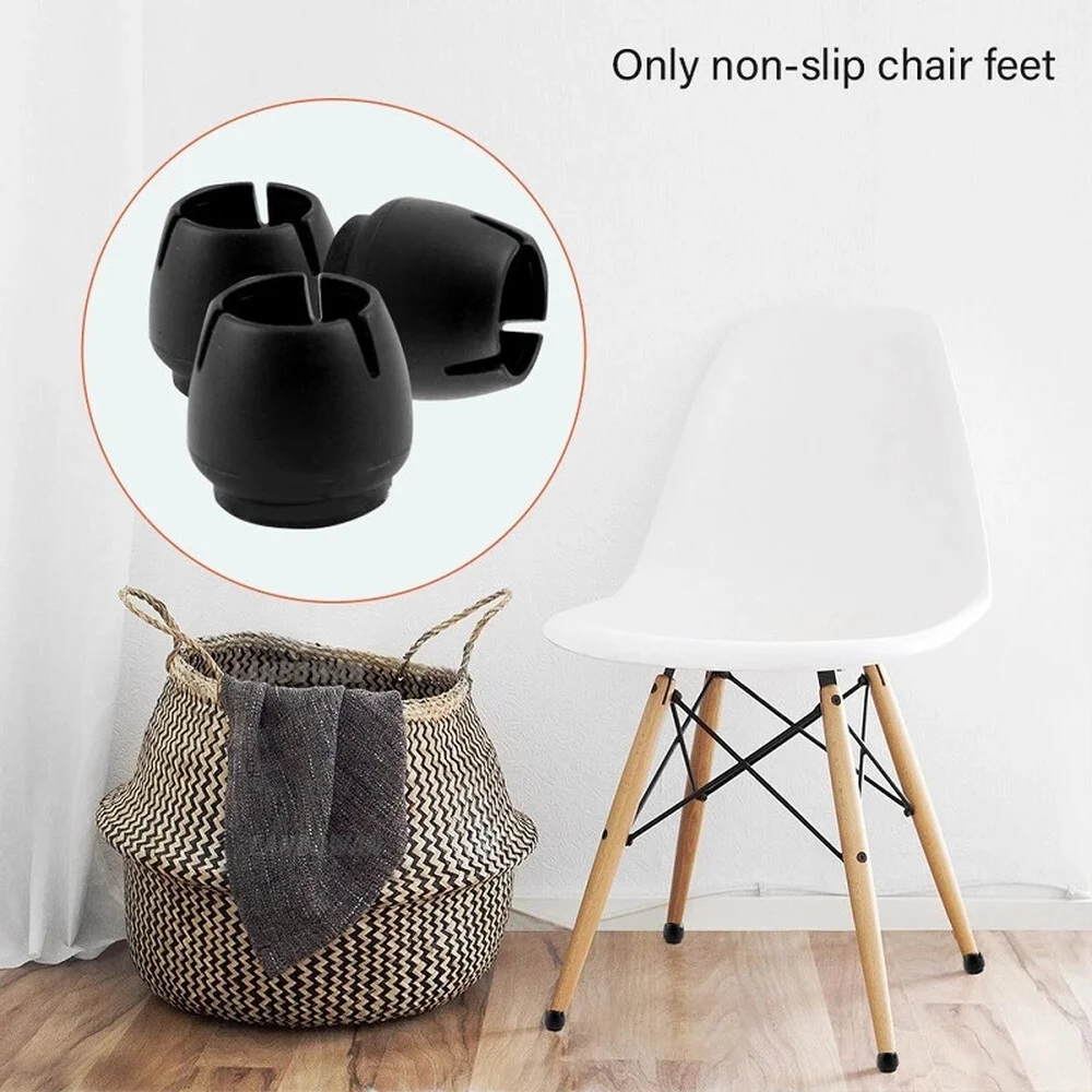 24 ชิ้นโต๊ะเก้าอี้ขาแผ่น Felt Non - slip Mute เฟอร์นิเจอร์ฟุตฝาครอบด้านล่างหมวก Woodfloor anti - scratch Protector mat