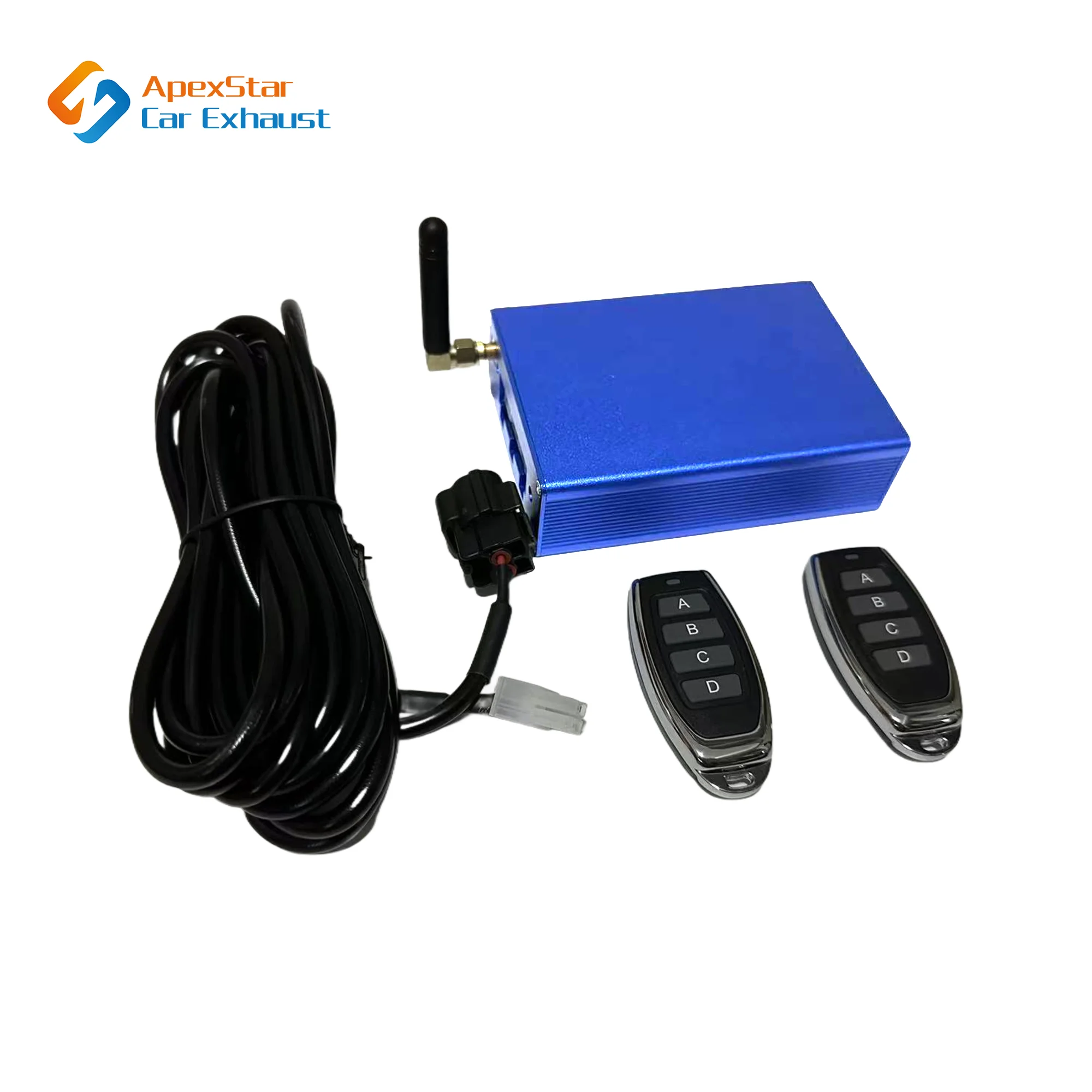 Elektronisches Ventil-Set für Auspuffrohr, universeller Multi-Winkel-Modus, 60 mm, Controller-Gerät, Fernbedienungssatz, Controller-Schalter
