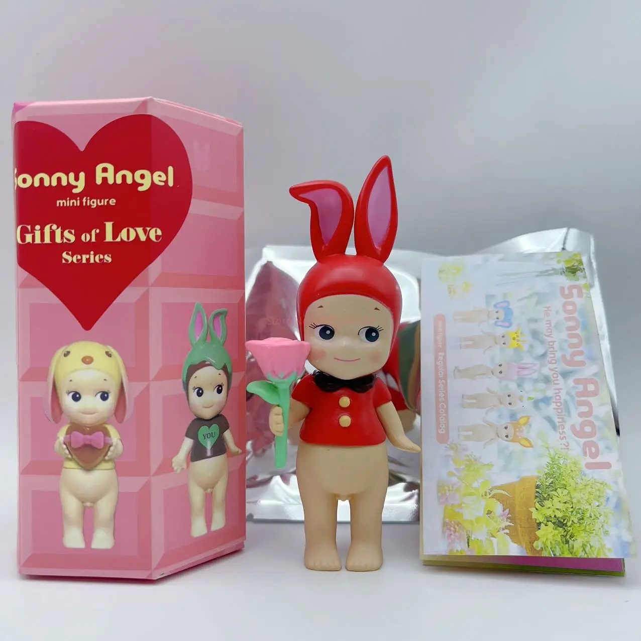 ใหม่ร้อน Sonny Angel ของขวัญ Love Series รุ่น Limited Collection รูปการ์ตูนเดสก์ท็อปกล่องตาบอด Xmas ของขวัญวันวาเลนไทน์ของเล่น