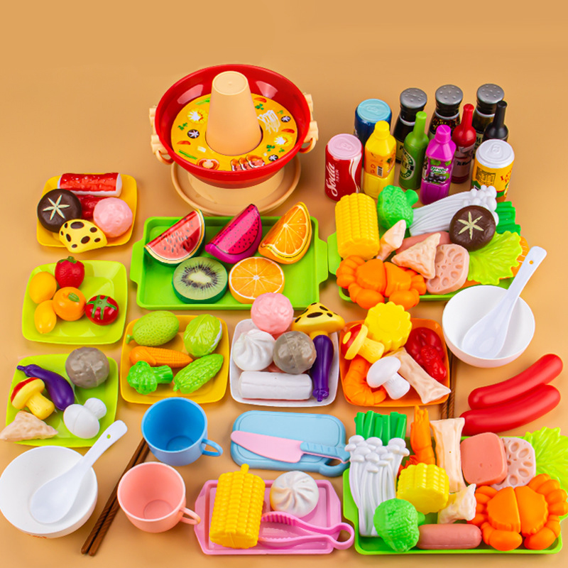Jouets de cuisine pour enfants, Simulation de nourriture, Barbecue, jouets de cuisine, maison de jeu éducative, jouets interactifs pour filles