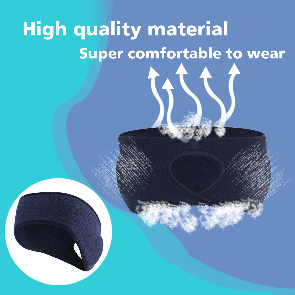 Chauffe-oreilles Smile pour hommes et femmes, bande de sauna d'hiver, cache-oreilles, cache-oreilles pour temps froid, course à pied, cyclisme