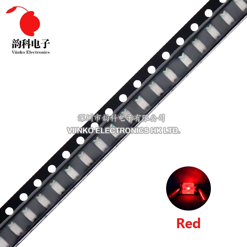 100 Chiếc 1206 SMD LED Trắng Xanh Đỏ Vàng Xanh Cam Trắng Ấm Hồng Tím RGB Đèn LED Phát Sáng