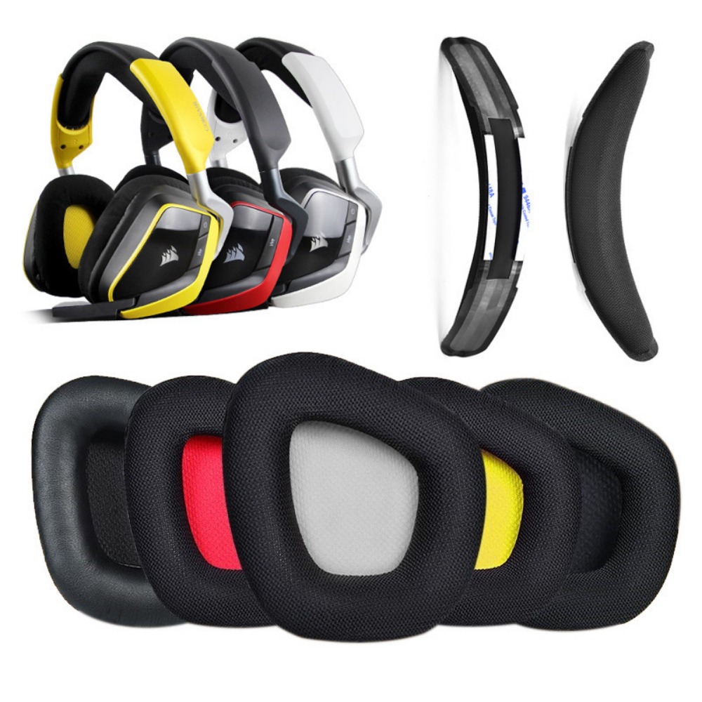 Ivinxy Ohrpolster Memory Foam Ohr Kissen Abdeckung für Corsair Void RGB Elite Wireless Headset Gaming Headsets Ohr Pads Dropshipping