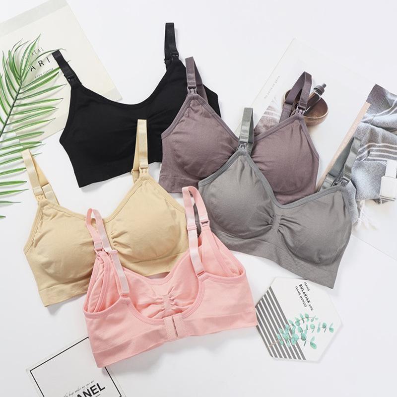Nursing bra boneless maternity bra maternity wear anti-sagging nursing women breathable nursing bra high quality large size brea