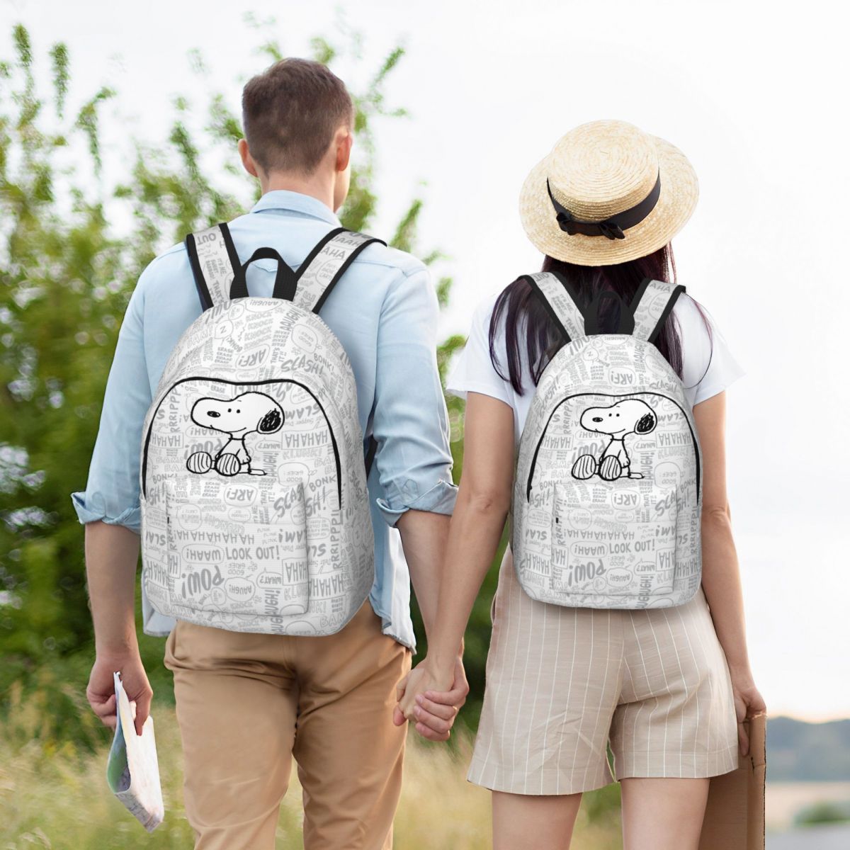 Snoopy Rucksack für Vorschule Kindergarten Schüler Bücher tasche Junge Mädchen Kinder Leinwand Tages rucksack im Freien