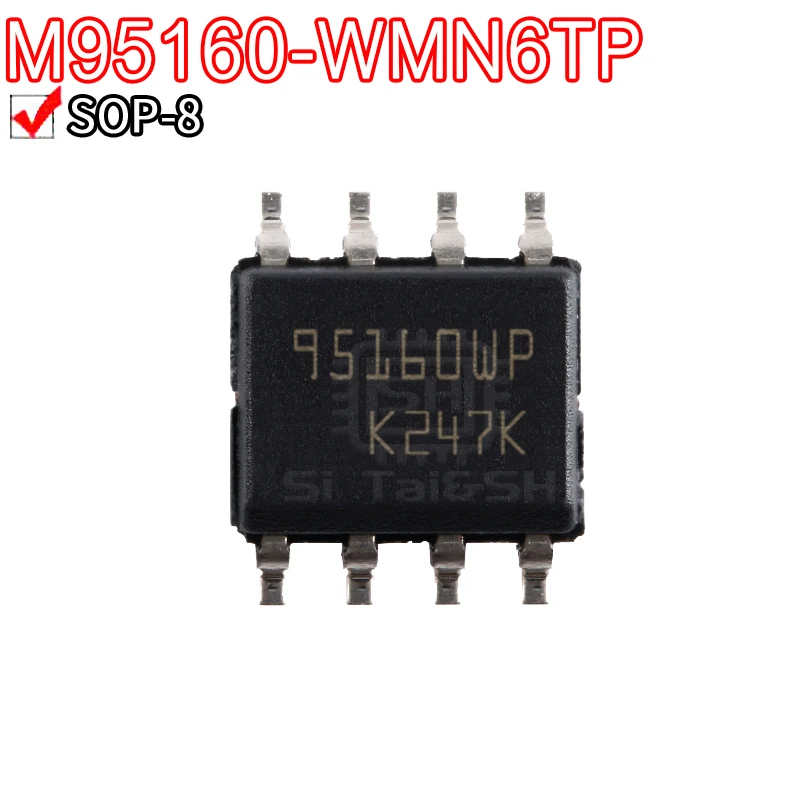 Si Tai&SH 10PCS M95160-WMN6TP Siebdruck: 95160WP Datensystem