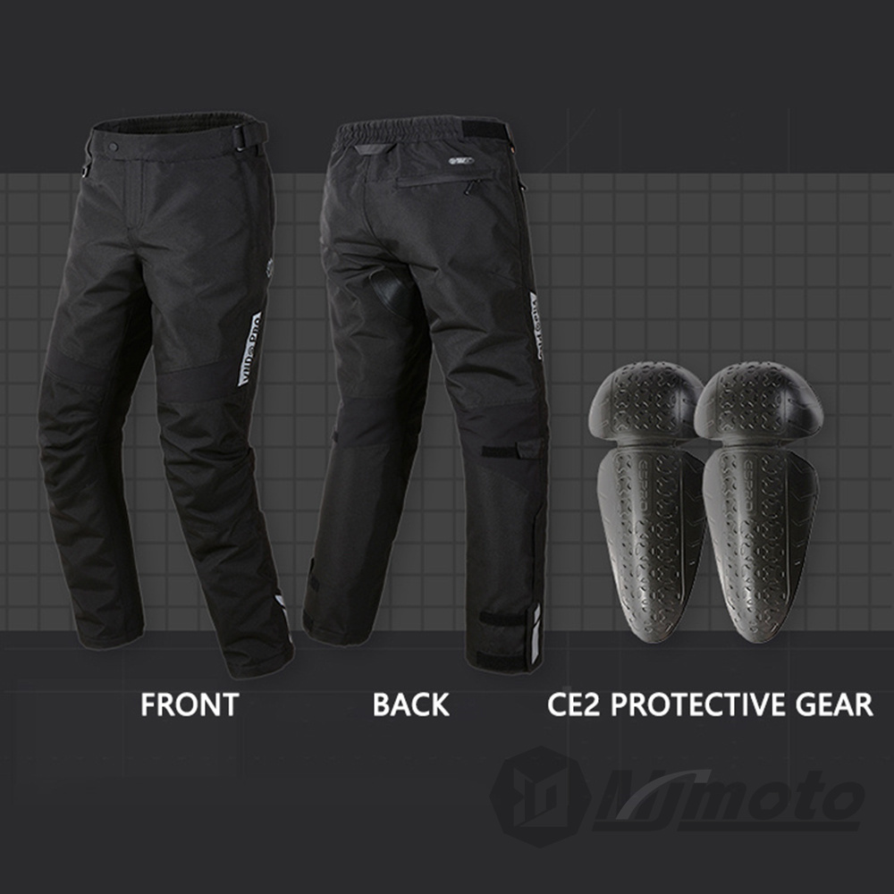 Herren-Motorradhose für den Winter, warme Thinsulate-Baumwolle, Schnellverschluss-Hose, Motocross-Rennhose mit CE-Schutzausrüstung