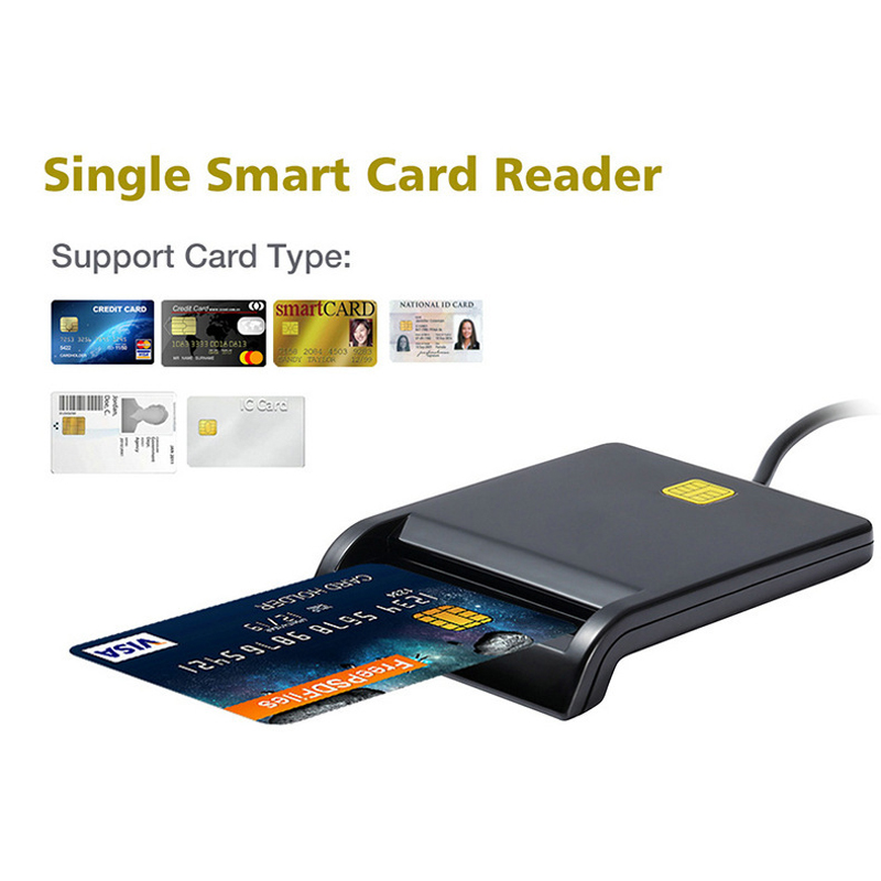 USB 2.0 SIM Smart Intelligent Card Reader For Bank Card DNIE ATM CAC IC/ID EMV Cardreaders USB-CCID ISO 7816 for Windows