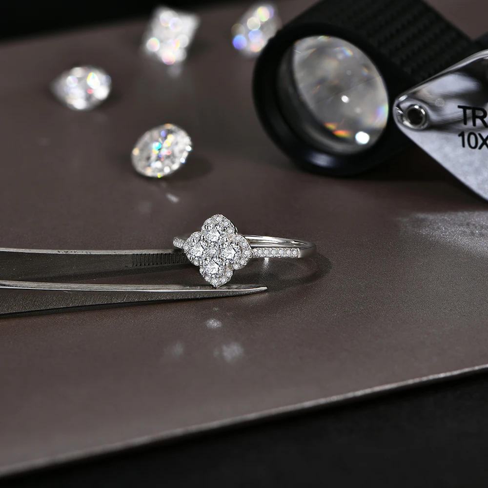 ATTAGEMS-Bagues classiques Moissanite pour femme, argent regardé 100% S925, fiançailles, fête de mariage, cadeau de joaillerie fine, nouveau document DVVl's