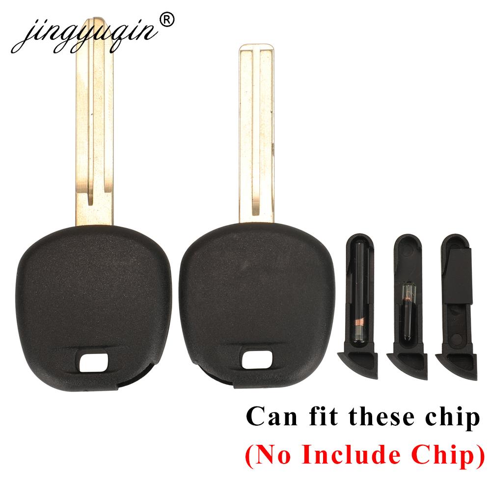 jingyuqin 10pcs/lot Replacement Key Case For Toyota Corolla Yaris Avensis Transponder Key Shell TOY48/TOY43 Blade No Chip