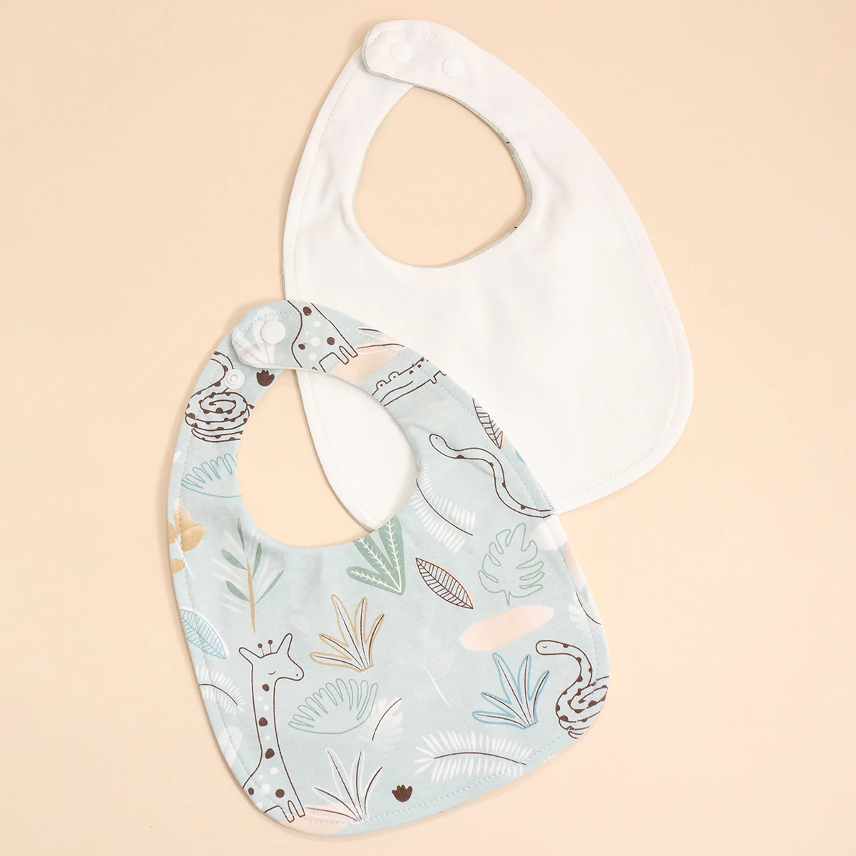 Bavoirs réglables en coton doux pour bébé, 4 pièces, bavoirs pour nouveau-né, Bandana, écharpe pour enfants, garçons et filles, serviette d'alimentation pour salive