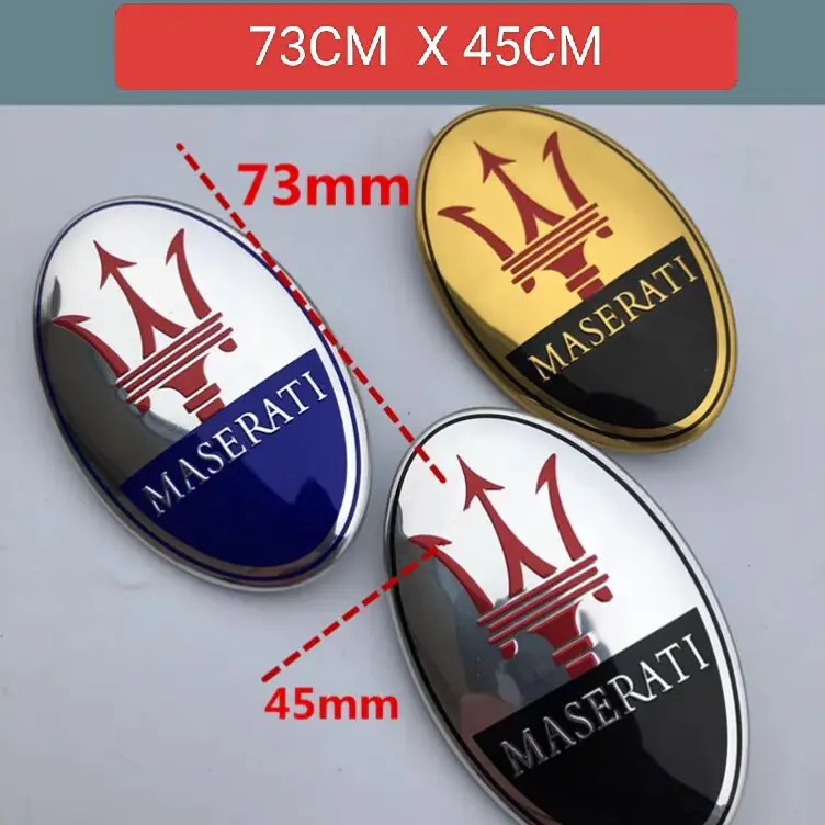 Наклейки L & AM ROVER для Maserati Quattroporte Ghibli Granturismo Levante, эмблема кузова багажника автомобиля, декоративная наклейка