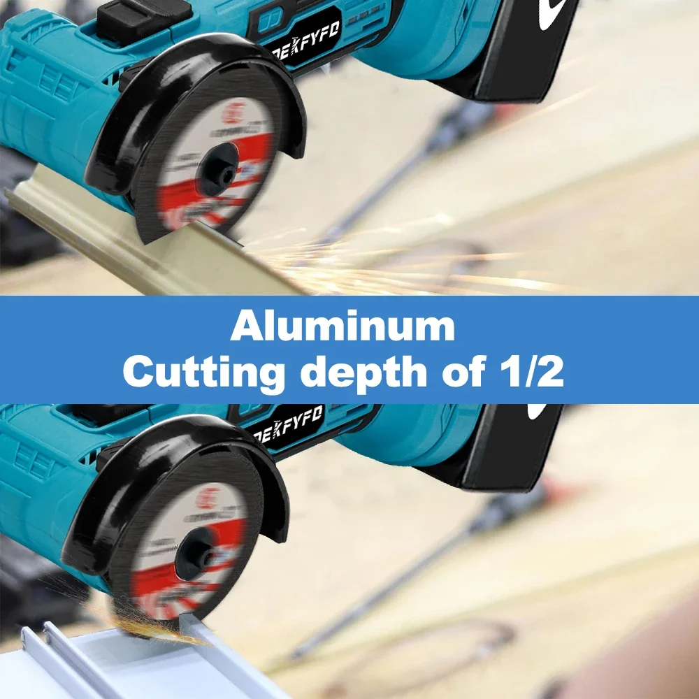Brushless Mini 3inch Wireless Polisher 76mm Rechargeable Small Cutting Machine Power Tool for Makita Battery(No Battery)
