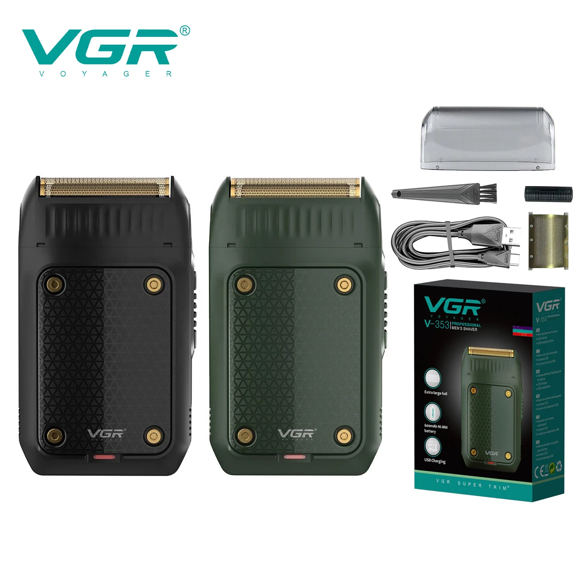 Vgr 353 rasierer elektro rasierer profession eller haars ch neider wiederauf ladbare rasierer tragbarer barts ch neider mini haar rasierer für männer