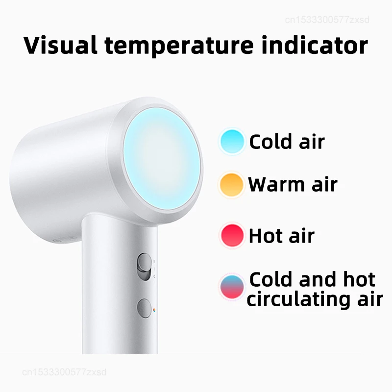 Xiaomi Mijia-secador de pelo eléctrico H501, iones negativos de alta velocidad, 110.000 Rpm, cuidado profesional del cabello, viento de 62 m/s, 1600W, secado rápido